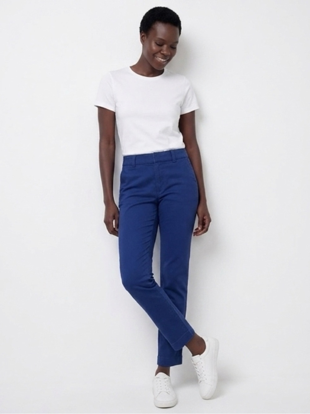 Banana Republic Blue Straight-Leg Chinos/Pants/Trousers